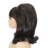 Sabosi Retro Drak Brown Wig 50s 60s 70s Wig with Bangs for Women Synthetic Hair for Halloween Costume Party view 4