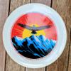 Funn & Frolic - USA Rocky Mountain High Poster Art Frisbee 175gm Glow/John Denver Inspired view 1