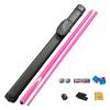 Carbon Fiber Pool Cue Stick 9.5mm Low Deflection Pool Stick Cue Stick Billiard Pool Cue Stick for Home Bars Pool Halls,Pink3 view 1