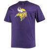 Fanatics Men's Justin Jefferson Purple Minnesota Vikings Big & Tall Player Name & Number T-Shirt view 2