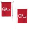 Desert Cactus The Ohio State University TOSU Garden Flag  19 x 12 inch Ohio State Buckeyes Banner, For Outdoor Display and Events (Design D) view 1