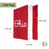 Desert Cactus The Ohio State University TOSU Garden Flag  19 x 12 inch Ohio State Buckeyes Banner, For Outdoor Display and Events (Design D) view 3