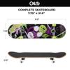 Cal 7 Complete Standard Skateboard 7.5-8-Inch Deck (7.75" Boom) view 2