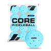 CORE Crack-Resistant Outdoor Pickleball Balls - Set of 4-50 Balls with 40 Holes- USAPA Approved - Durable Pickle Balls for Aggressive Play - Pickleballs for Outdoor Play, 12 Pack view 1