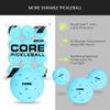 CORE Crack-Resistant Outdoor Pickleball Balls - Set of 4-50 Balls with 40 Holes- USAPA Approved - Durable Pickle Balls for Aggressive Play - Pickleballs for Outdoor Play, 12 Pack view 2