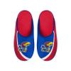 FOCO Men's NCAA 2022 Big Logo Color Edge Slipper, Kansas Jayhawks, Small view 1
