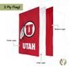 Desert Cactus University of Utah UU Garden Flag  19 x 12 inch Utah Utes Banner, For Outdoor Display and Events (Design C) view 3