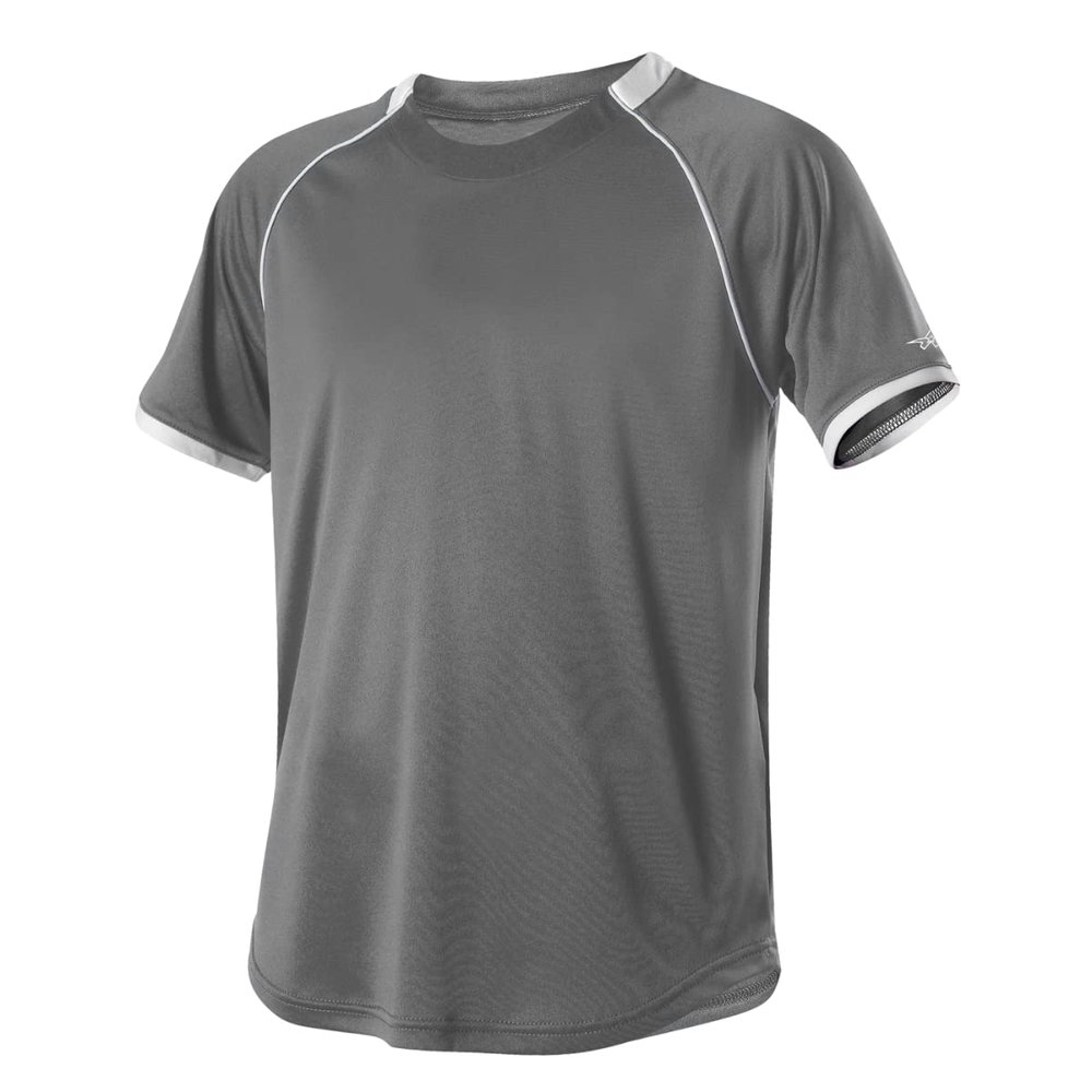 Alleson Athletic 508C1 - Two Color Crewneck Bas - M - CC/WH