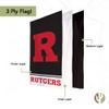 Desert Cactus Rutgers R Garden Flag  19 x 12 inch Rutgers Scarlet Knights Banner, For Outdoor Display and Events (Design B) view 3
