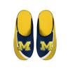 FOCO Men's NCAA 2022 Big Logo Color Edge Slipper, Michigan Wolverines, Small view 1