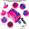 Motorenbau Electric Balloon Pump, Portable Electric Balloon Blower Machine Balloon Air Pump, Dual Nozzle 110V 600W Balloon Inflator for Party Decoration Christmas Birthday-Rose view 2