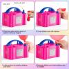 Motorenbau Electric Balloon Pump, Portable Electric Balloon Blower Machine Balloon Air Pump, Dual Nozzle 110V 600W Balloon Inflator for Party Decoration Christmas Birthday-Rose view 3