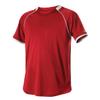 Alleson Athletic 508C1 - Two Color Crewneck Bas - L - RD/WH view 1