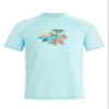 Kanu Surf Girls' Standard Karlie UPF 50+ Sun Protective Rashguard Swim Shirt, Dawn Lt Blue, 6 view 1