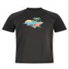 Kanu Surf Girls' Standard Karlie UPF 50+ Sun Protective Rashguard Swim Shirt, Dawn Black, 6 view 1
