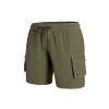 GREYGEM Mens Swim Trunks Quick Dry Elastic Waist Long Boardshorts Compression Liner 10 Inch Inseam Summer Surfing Beachwear Olive Green view 1