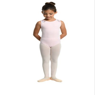 Danz N Motion Girls Clementine Lace Tank Leotard 23108C (Pink, 8-10)
