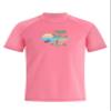 Kanu Surf Girls' Standard Karlie UPF 50+ Sun Protective Rashguard Swim Shirt, Dawn Pink, 2T view 1