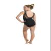 Danz N Motion Girls Clementine Lace Tank Leotard 23108C (Black, 4-6) view 2