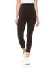 Leggings Depot Women's Maternity Leggings Over The Belly Pregnancy Casual Yoga Tights (Capri, Brown, Small) view 2
