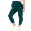 Leggings Depot Women's Maternity Leggings Over The Belly Pregnancy Casual Yoga Tights (Capri, Forest Teal, Small) view 4