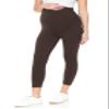 Leggings Depot Women's Maternity Leggings Over The Belly Pregnancy Casual Yoga Tights (Capri, Mocha, 1X) view 4