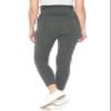 Leggings Depot Women's Maternity Leggings Over The Belly Pregnancy Casual Yoga Tights (Capri, Heather Charcoal, Medium) view 3