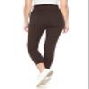 Leggings Depot Women's Maternity Leggings Over The Belly Pregnancy Casual Yoga Tights (Capri, Mocha, Large) view 3