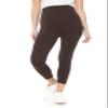 Leggings Depot Women's Maternity Leggings Over The Belly Pregnancy Casual Yoga Tights (Capri, Mocha, Medium) view 2