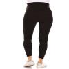 Leggings Depot Women's Maternity Leggings Over The Belly Pregnancy Casual Yoga Tights (Capri, Heather Grey, Small) view 3