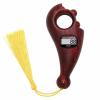 DEHUA Digital Tasbih Finger Counter, Muslim Islamic Rotating Digital Tasbeeh Prayer Beads Tally Counter (Dark-Brown) view 1