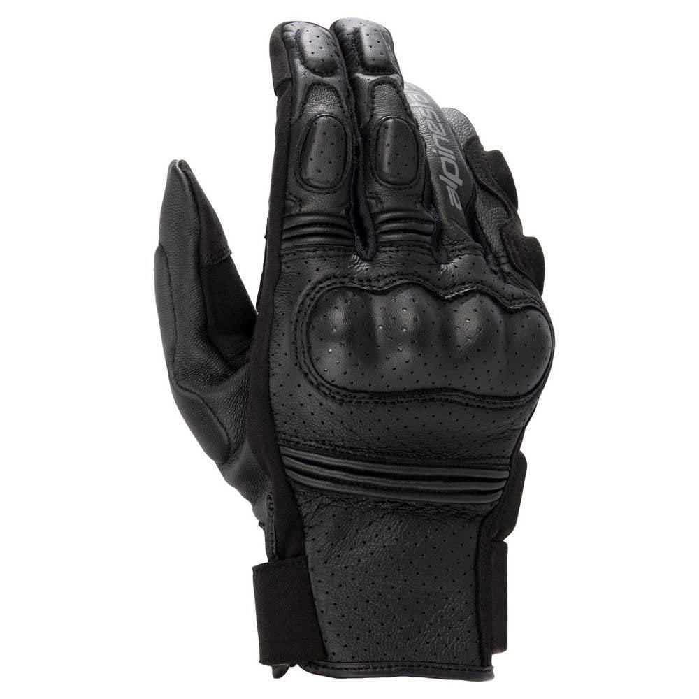 Alpinestars Phenom Leather Air Gloves, XL, Black/Black