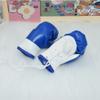 Mini Boxing Gloves - Miniature Decorative Toys for Home, Car, Party (Blue White) view 2