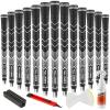 Rubber Golf Club Grips - Advanced Texture Control and High Feedback, Traction, & Non-Slip Design for All-Weather Firm Control, Superior Comfort & Responsiveness Grip Set,4 Colors(13 Grips Solvent Kit) view 1