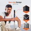 Rubber Golf Club Grips - Advanced Texture Control and High Feedback, Traction, & Non-Slip Design for All-Weather Firm Control, Superior Comfort & Responsiveness Grip Set,4 Colors(13 Grips Solvent Kit) view 2