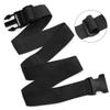 4Pack Luggage Straps Add Bag Luggage Straps to Connect Two Suitcases, Adjustable Luggage Belt Connector for Carry On, Travel Attachment Accessories for Connect Your 3 Luggages, Black view 2