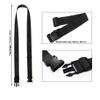 4Pack Luggage Straps Add Bag Luggage Straps to Connect Two Suitcases, Adjustable Luggage Belt Connector for Carry On, Travel Attachment Accessories for Connect Your 3 Luggages, Black view 4