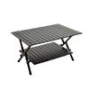 Yadlan Camping Tables for Cooking, Portable Picnic Tables Folding Beach Table Portable Camping Table, Double-Layer Outdoor Picnie Table Lightweight Rollable Table Easy to Assembly view 1