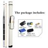 1-Piece Canadian Maple Pool Cue Stick The Good Players Pool Cues for Experienced Players (Adjustable Weight, 3/8 * 8 Radial Pin Joint, 12.75Mm,147Cm) sxysdkjco 230422(Color:B-White Rod Tube,Size:) view 2