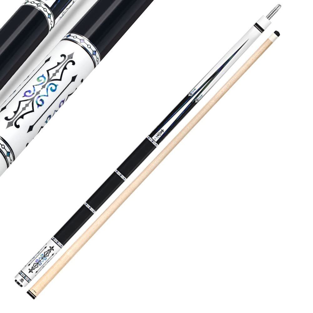 1-Piece Canadian Maple The Good Handmade Pool Cues for Unique Style and Precision (Adjustable Weight, 3/8 * 8 Radial Pin Joint, 12.75Mm,147Cm) sxysdkjco 230422(Color:B-Single Rod,Size:)