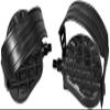 1 Pair Exercise Bike Pedals with Strap Schwarz Replacement Durable Exercycle Lightweight Platform Pedals for Bike Commute Riding Exercise view 1