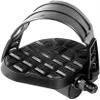 1 Pair Exercise Bike Pedals with Strap Schwarz Replacement Durable Exercycle Lightweight Platform Pedals for Bike Commute Riding Exercise view 2