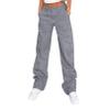 Lepunuo Cargo Pants for Women High Waisted Casual Pants Baggy Stretchy Wide Leg Y2K Streetwear with 6 Pockets Blue Grey view 1