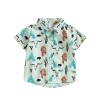 Toddler Western Shirt Baby Boy Button Down Short Sleeve T-Shirt Tops Cowboy Casual Tee Summer Clothes WSTERN 3-4T view 1