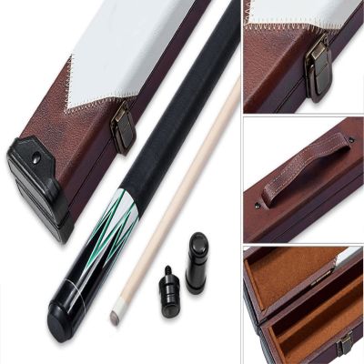 Premium 21Oz Maple Pool Cue Stick with 13Mm Tips, Comfortable Grip, and Joint/Shaft Protectors Included sxysdkjco 230422(Color:B,Size:13MM)