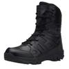 BORAMAX Men's Hiking Shoes Stealth Force Waterproof Black Tactical Boots, Men Leather Side Zip Military Combat Desert Boots view 1