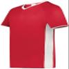 Augusta Sportswear Cutter+ V-Neck Jersey Scarlet/White M view 1