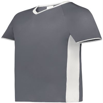 Augusta Sportswear Cutter+ V-Neck Jersey Graphite/White S