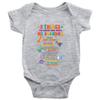 Yeavomeny 5 Things You Shuold About My Grandma Baby Short Sleeve Bodysuit Novelty Jumpsuit Bodysuit for Baby D-Gray view 1
