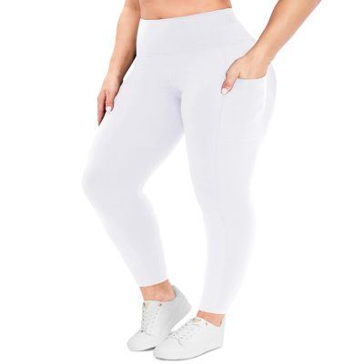 NexiEpoch Leggings for Women with Pockets Plus Size-High Waisted L-XL-3XL Tummy Control Soft Yoga Pants for Workout Running